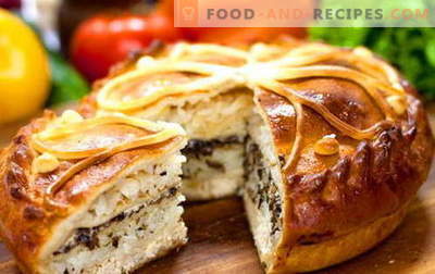 Kurnik - the best recipes. How to properly and tasty cook chicken with potatoes, chicken and puff pastry.