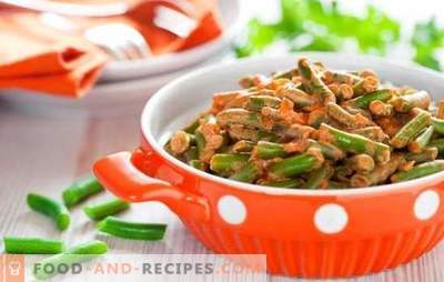 How to cook green beans tasty and quickly: a salad, side dish with vegetables, eggs, mushrooms. Cooking green beans tasty - recipes