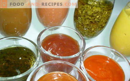Salad dressings are the best recipes. How to properly and cook sauce for salad.