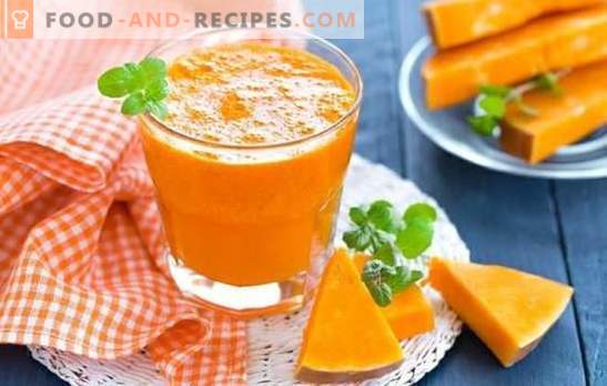 Pumpkin juice in a juicer is a delicious vitamin drink. How to cook pumpkin juice in the juice pot