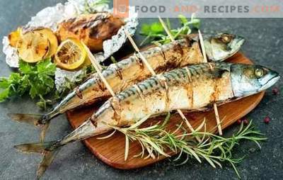 Grilled mackerel is the best recipe for marinade and serve. How to cook mackerel on the grill with spicy and spicy sauces