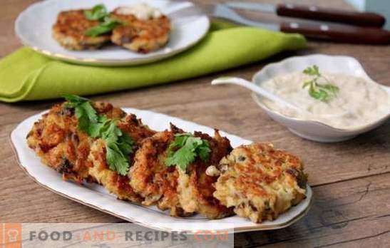 Oatmeal cutlets: recipes for healthy and healthy food. All about cooking oatmeal chops: with mushrooms, garlic, potatoes