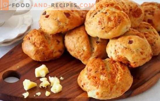 Buns in 5 minutes from yeast, unleavened, cottage cheese dough. Sweet and savory buns in 5 minutes with sugar, cheese, greens
