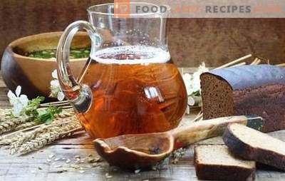 Home-made kvass (step-by-step recipe) is a natural refreshing drink. Step-by-step recipe for homemade kvass with yeast and yeast-free