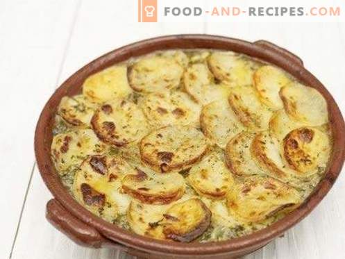 French potato - the best recipes. How to properly and tasty cook potatoes in French.