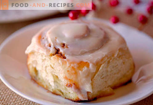 Cinnamon rolls are the best recipes. How to properly and tasty cook cinnamon buns at home