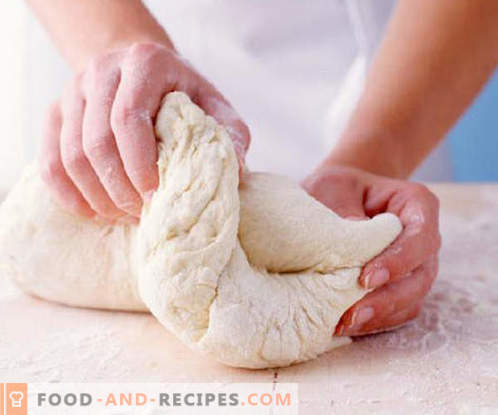 Cottage cheese dough - the best recipes. How to properly and tasty cook the dough from the curd.
