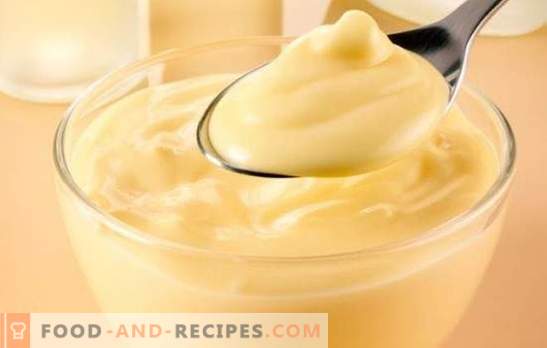 For sweet lovers: step-by-step recipes for classic custard. Cooking custard with milk and proteins (step by step)
