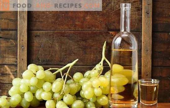 Vodka on grapes - homemade tincture technology with a 