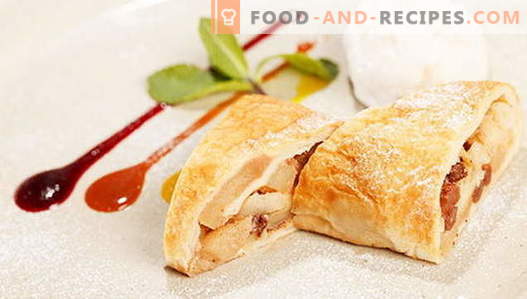 Viennese strudel - the best recipes. How to properly and tasty cook Viennese strudel.