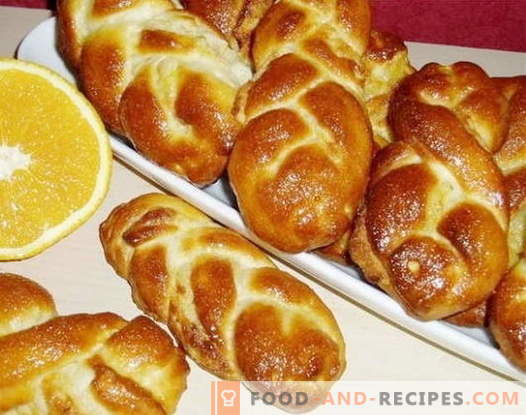 Buns - the best recipes. How to properly and tasty to make buns at home