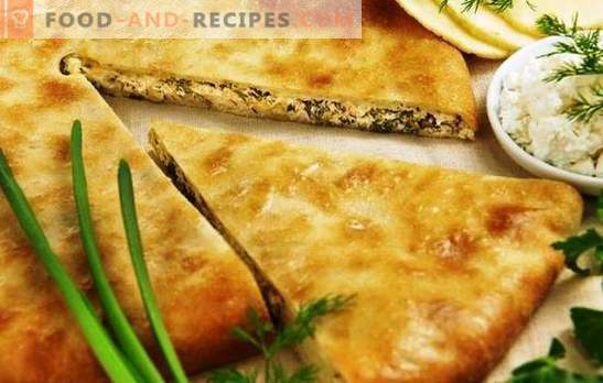 Ossetian pies with cheese and greens - that unusual taste! Recipes Ossetian pies with cheese and herbs from different dough