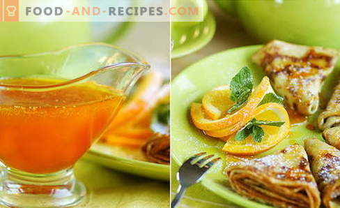 Orange sauce - the best recipes. How to cook orange sauce.