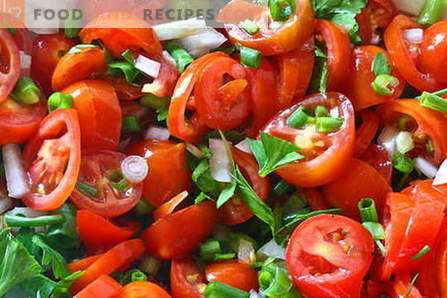 Tomato salads are the best recipes. How to properly and tasty cooking salads from tomatoes.