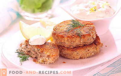 Red fish cutlets - a festive delicacy and a healthy dinner. Various recipes for red fish cutlets for all occasions
