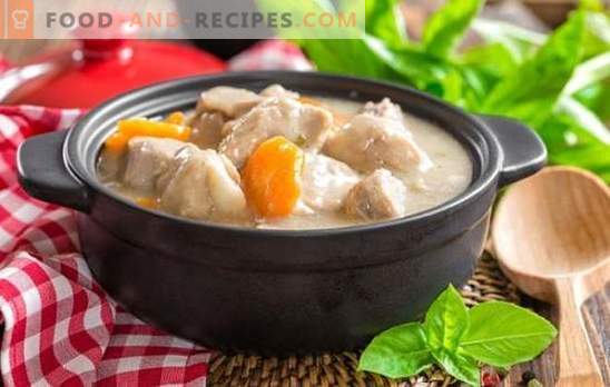 A turkey in sour cream: more tender, more juicy! The best recipes of turkey in sour cream with vegetables, mushrooms, bacon