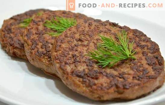 Beef liver cutlets - masking a useful by-product! Beef liver cutlets: traditional and original recipes