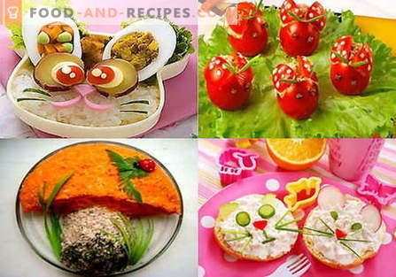 Children's salads - the best recipes. How to properly and tasty to prepare a children's salad.