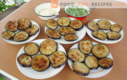 Fried eggplants - the best recipes. How to properly and tasty cook fried eggplant.