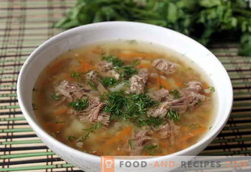 Buckwheat soup - the best recipes. How to cook buckwheat soup and tasty.