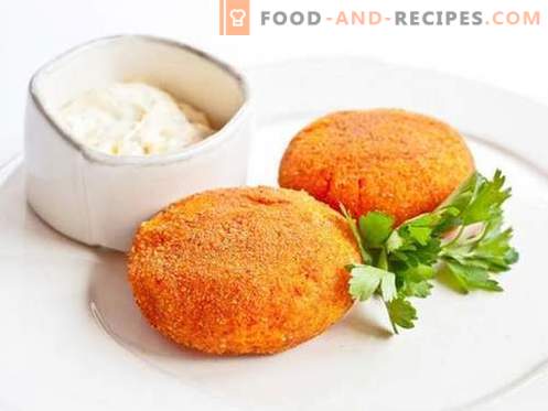 Carrot patties are the best recipes. How to properly and tasty cook carrot cutlets.