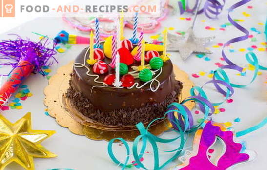 We prepare the cake at home for our birthday (photo)! Recipes for various homemade birthday cakes with photos