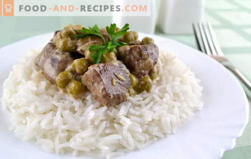 Liver in sour cream - the best recipes. How to properly and tasty to prepare the liver in sour cream.