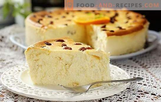 Dietary cottage cheese casserole: there is nowhere more useful! TOP-12 recipes for cooking low-calorie dietary curd casserole