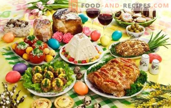 Dishes for Easter - we set the table for the most important holiday of the year. A selection of the best recipes for Easter: salads, hot, desserts