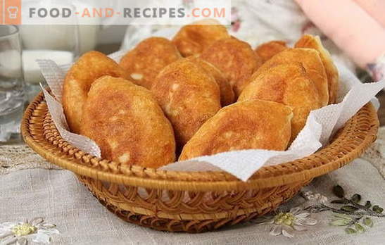 Crispy and juicy, fried meat pies. Dough recipes and fillings for quick home-made fried meat pies