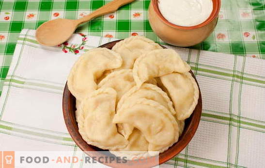 Dumplings with potatoes and lard is a true Ukrainian joy. Secret recipes for cooking dumplings with potatoes and bacon
