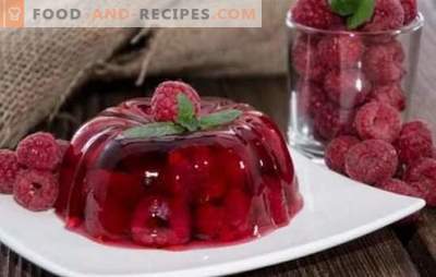 Berry gelatin jelly is a light, healthy, refreshing dessert. A selection of the best recipes for jelly from berries with gelatin