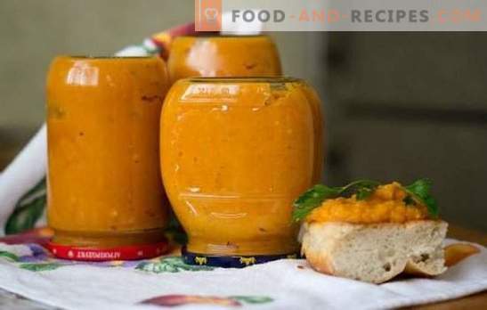 Pumpkin caviar for the winter is a tasty way to preserve vitamins. The best recipes for cooking caviar on the stove, in the slow cooker and oven