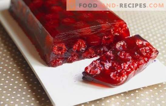 Raspberry Jelly - bright, fragrant, summer, affordable pleasure! Recipes for making raspberry jelly for the winter and just for dessert