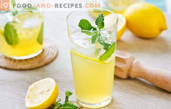 Lemon drink - energy and vitamins in one glass. Lemon drink recipes: cool lemonade or warm brew