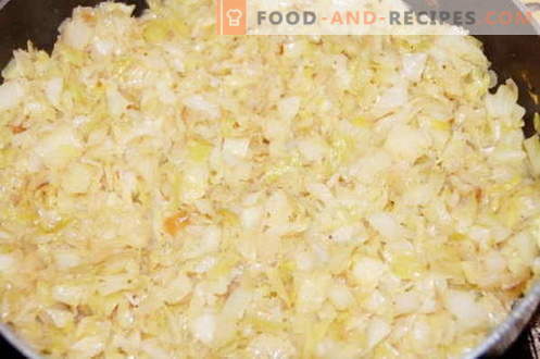 Fried cabbage - the best recipes. How to properly and tasty cook fried cabbage.