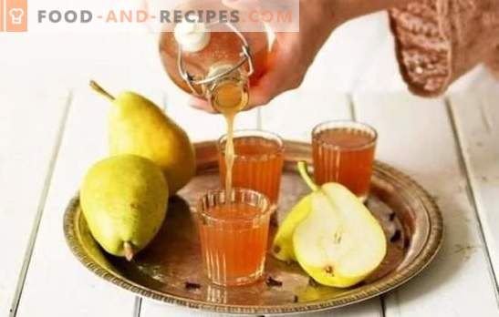 Tincture of pears at home - delicious alcohol! A selection of the best recipes tincture of pears at home