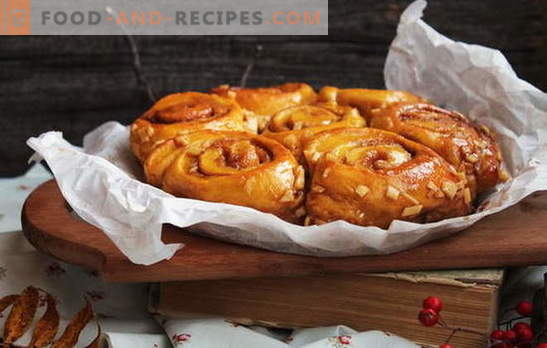 Buns with apples - fragrant and attractive pastries. For lovers of buns with apples: recipes to choose from