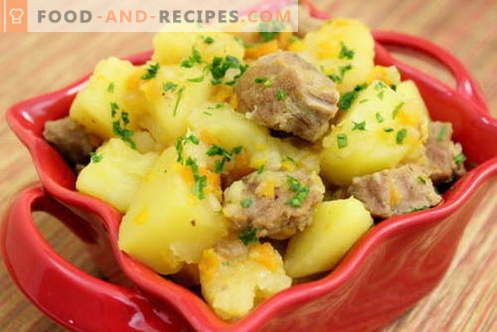 Potato with meat in a slow cooker - the best recipes. How to properly and tasty cook potatoes with meat in a slow cooker.
