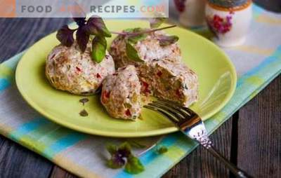 Diet patties in the oven of meat, chicken, fish. Secrets and recipes for making cutlets for diet food in the oven