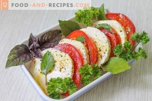 Instant tomato snacks in 15 minutes - beauty, taste and benefits of summer vegetables