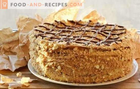 Napoleon cake in step-by-step recipes. Variants of a favorite cake - step-by-step recipes of the classic 