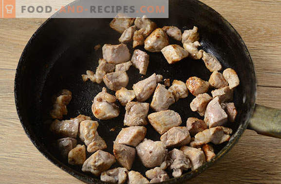 Pork pilaf: not kosher, not dietary, but amazingly tasty! Author's step-by-step photo recipe of fragrant pilaf with pork