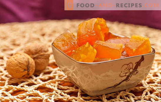 Candied pumpkin at home - treat guests! Known and author's recipes of candied pumpkin at home