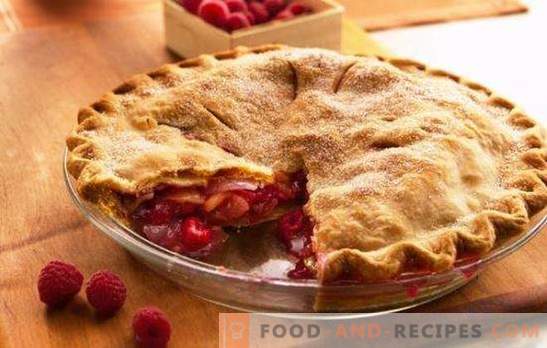 Pie with raspberries in a slow cooker - summer tea! Six recipes for raspberry pies in a slow cooker: biscuit, fill, semolina