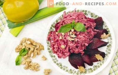 Beet salads are simple and tasty - a riot of colors and taste. The best recipes for beet salad simple and delicious