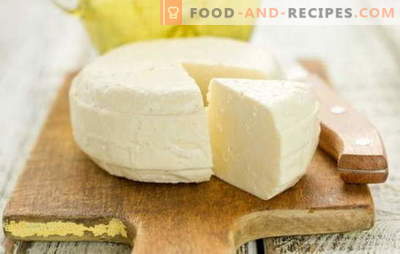 Homemade cheese from milk and kefir is a delicious, tender, and most importantly natural product. Proven and original recipes of homemade cheese from milk and yogurt