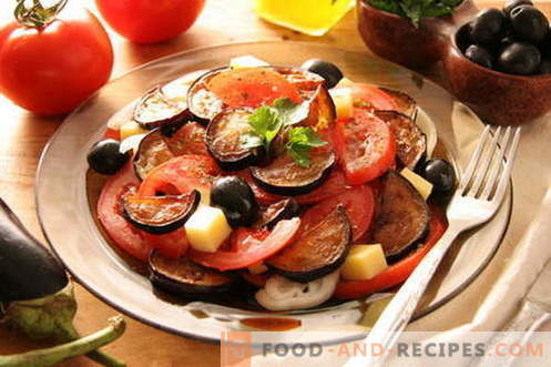 Eggplant with tomatoes - the best recipes. How to properly and tasty cook eggplants with tomatoes.