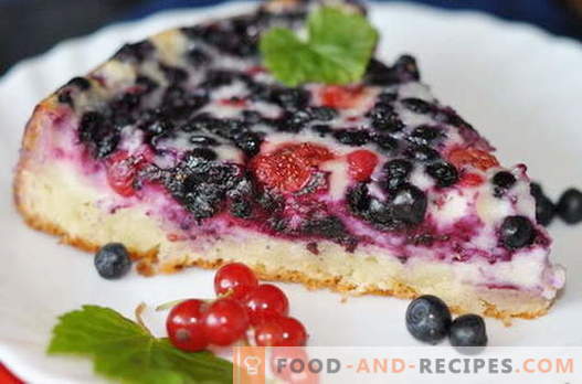 Berry pies are the best recipes. How to properly and tasty to cook a cake with berries.