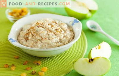 The secret of how to cook porridge in water. Delicious, healthy dishes from oatmeal on the water